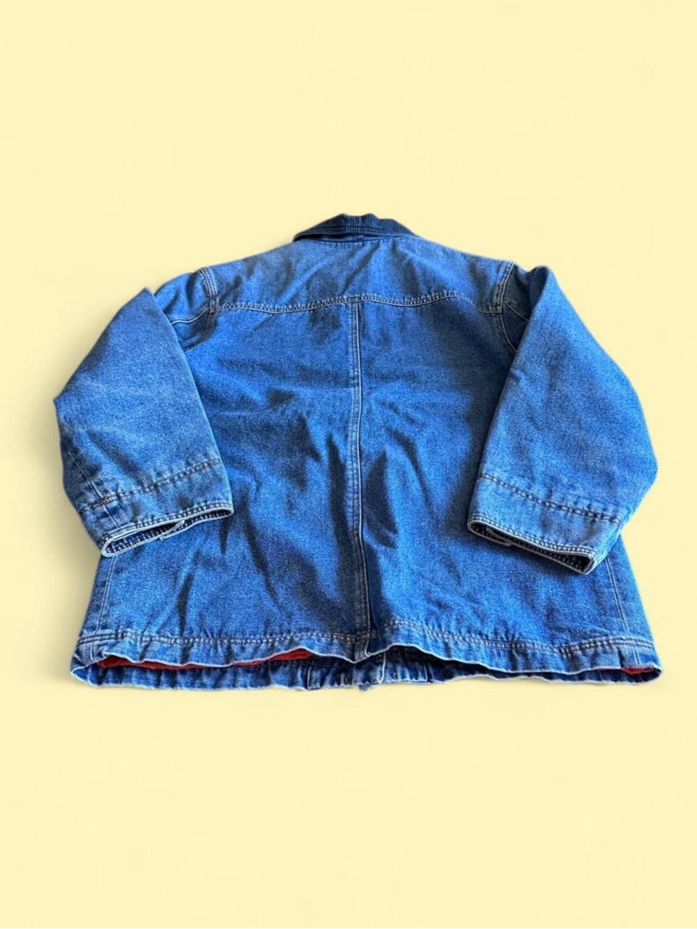 Vintage Denim Barn Chore Jacket Faded Women’s Size M Sigrid Olsen Sport - Picture 5 of 7